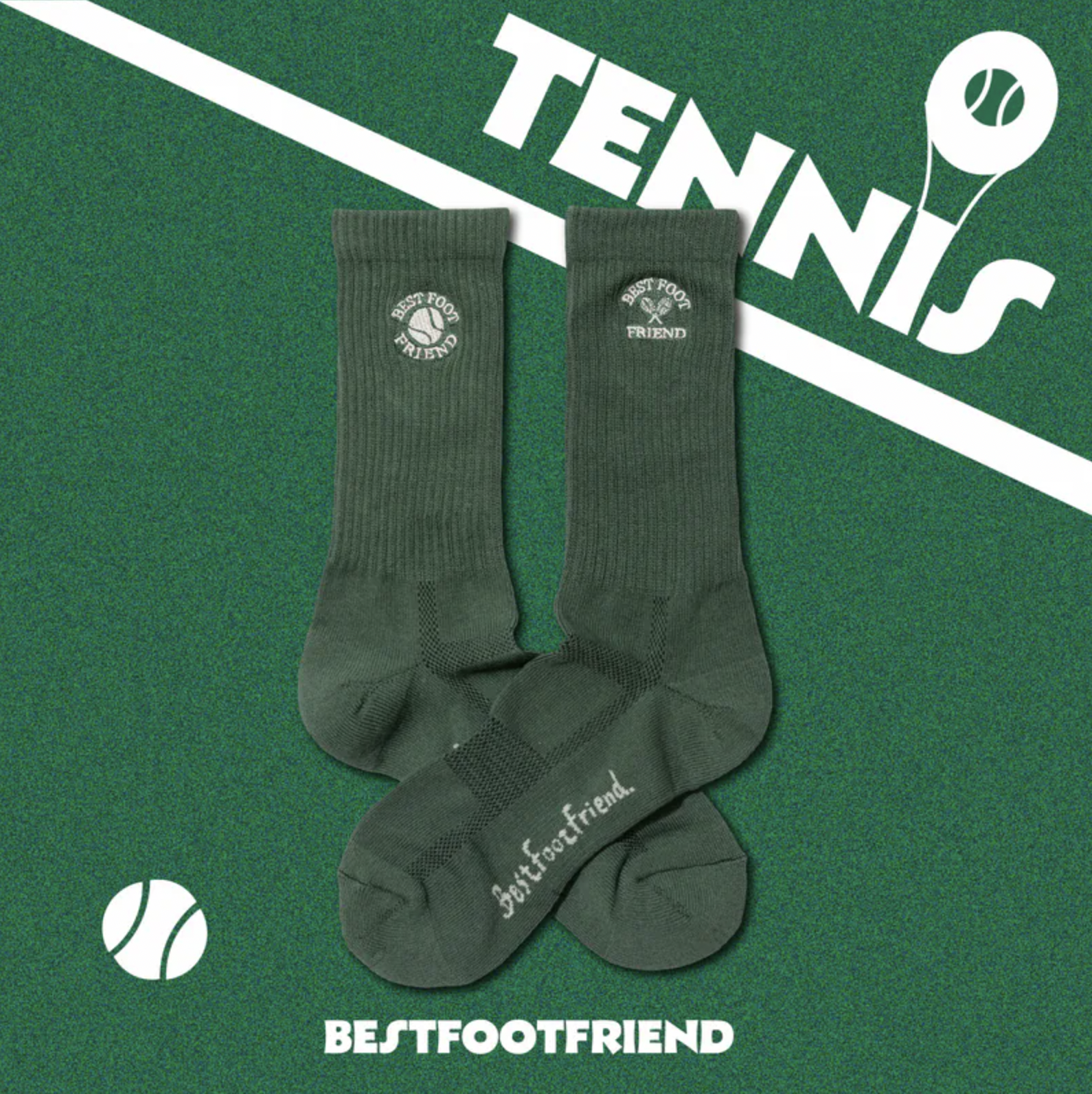 BFF Tennis Sock BF24025 2色