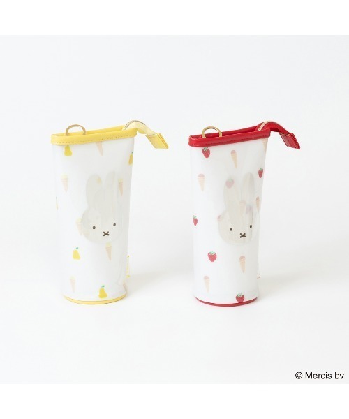 日本 Miffy 直身筒型透明大頭圖案拉鏈袋