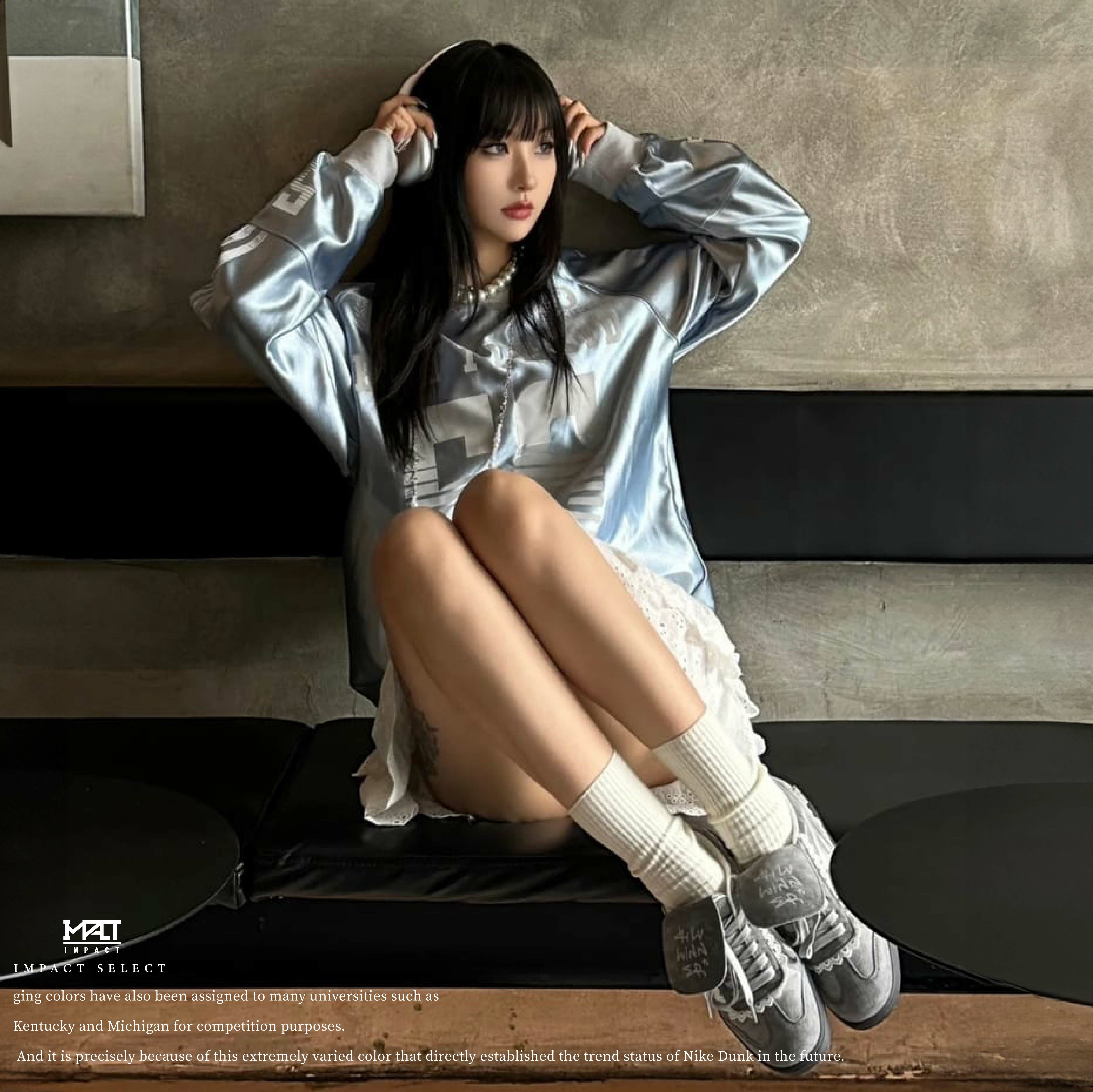 Killwinner 蕾絲 德訓鞋 灰麂皮 張員瑛同款 KWDX240403