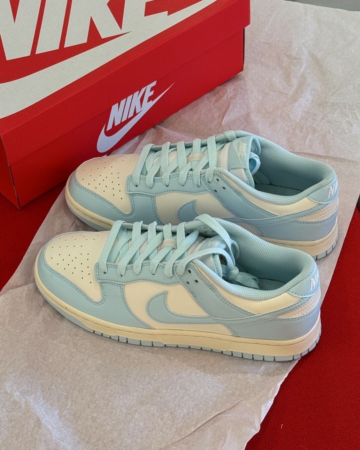 Nike Dunk Low Retro 寶寶藍 奶油底 休閒鞋 穿搭 男女款 情侶鞋