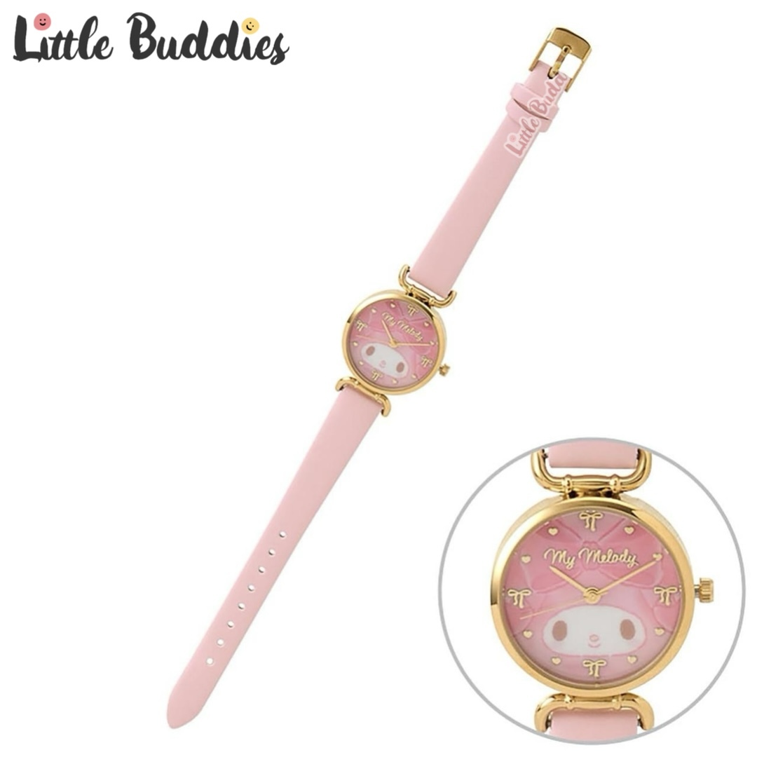 日本 Sanrio My Melody 50周年生日系列 皮帶手錶