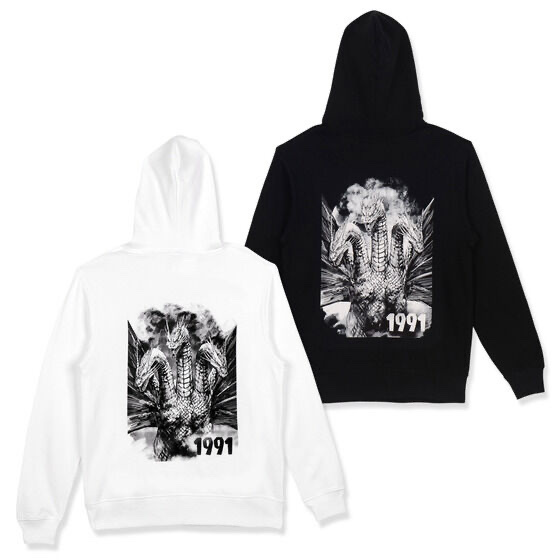 224627 Pbandai 預訂 2025/4月 ゴジラ　モノクロデザインパーカー　キングギドラ