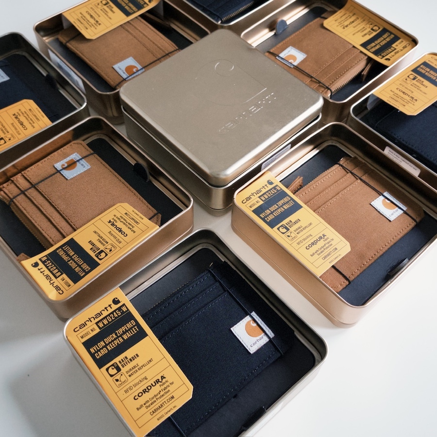 🇺🇸 CARHARTT  CORDURA® Nylon 織標Logo 零錢卡包