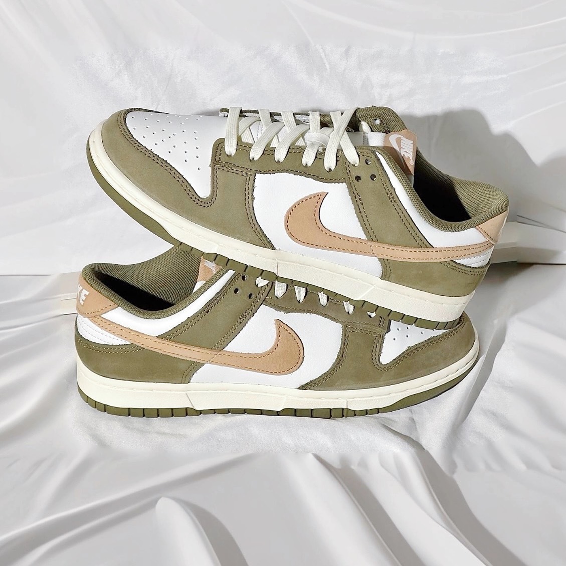 NIKE DUNK RETRO PRM "MEDIUM OLIVE" 橄欖綠粉勾 FQ8250-200