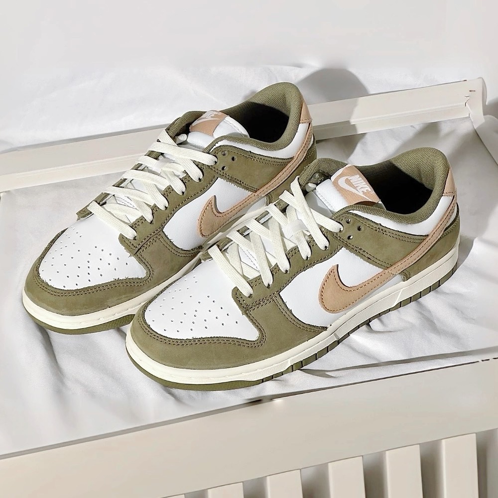 NIKE DUNK RETRO PRM "MEDIUM OLIVE" 橄欖綠粉勾 FQ8250-200