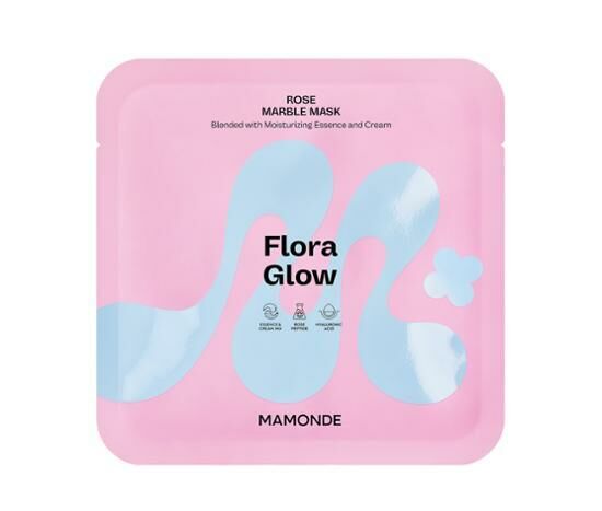 Mamonde Flora Glow Rose Marble Mask [5PCS]