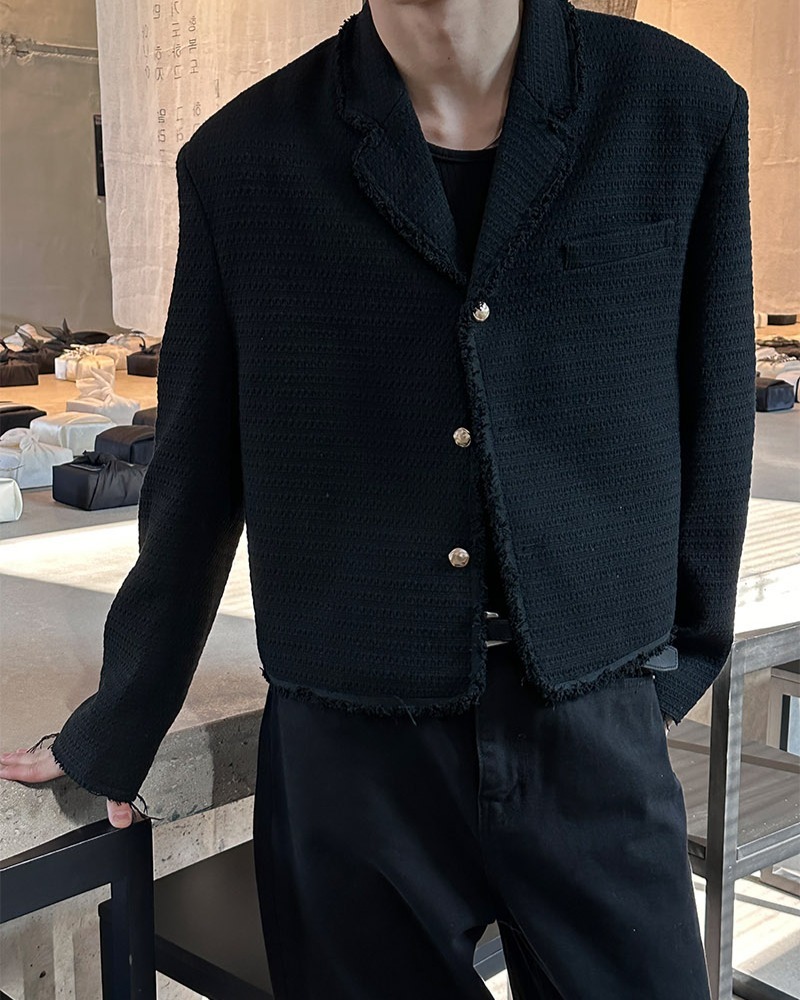 海莉粗花呢小香外套