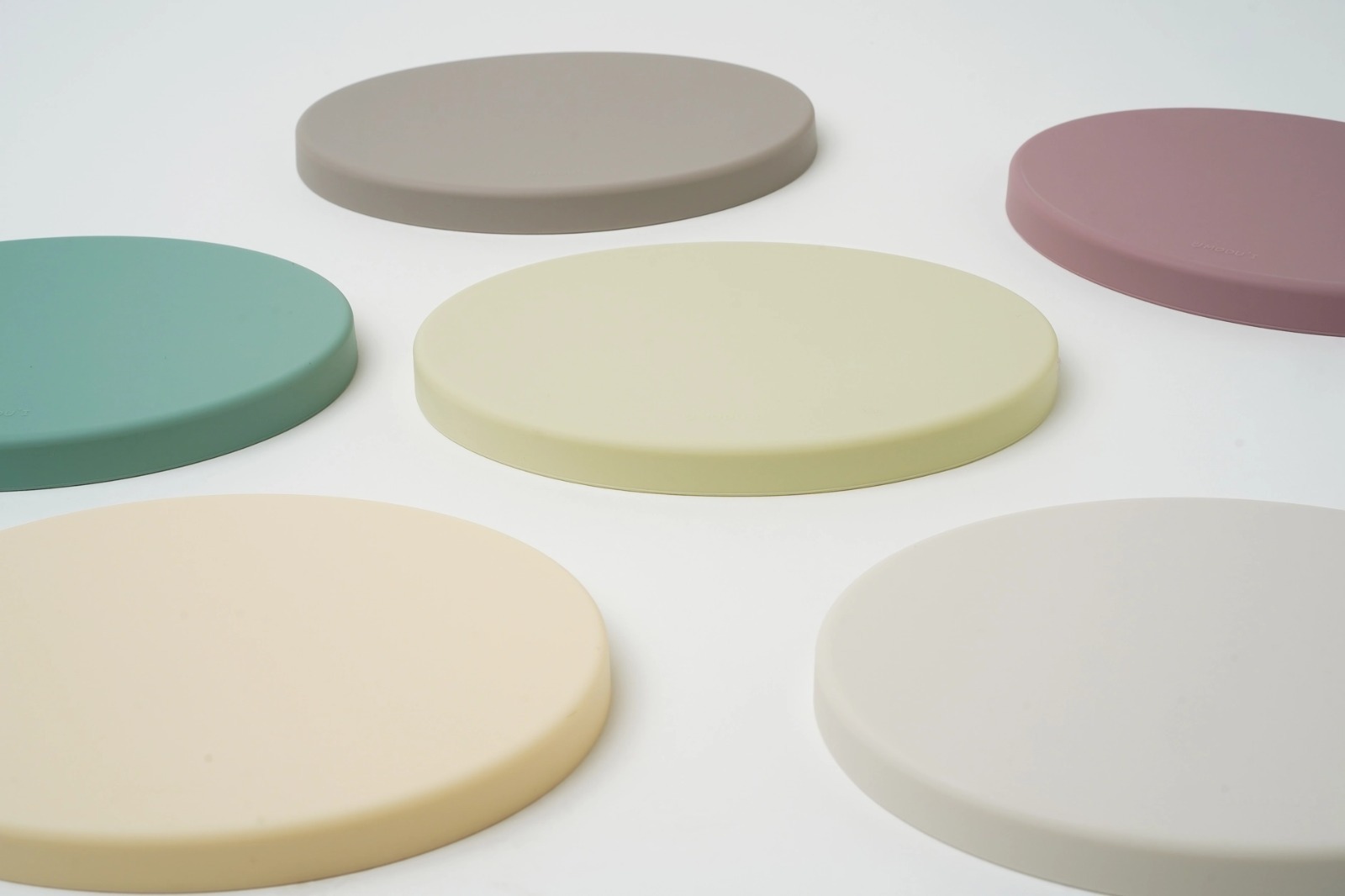 鉑金矽膠分隔吸盤餐盤蓋 (純色)