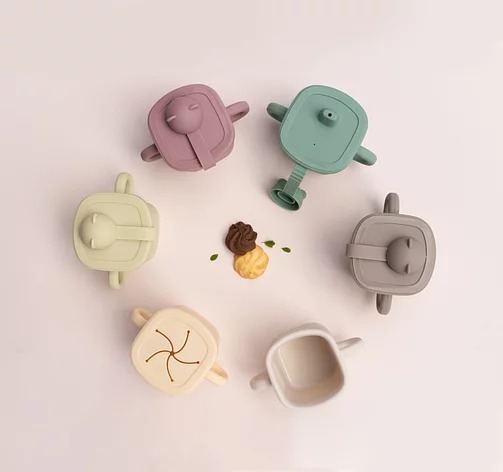 鉑金矽膠防漏學習杯