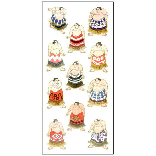相撲 金箔手帳貼紙｜日本ACTIVE CORPORATION
