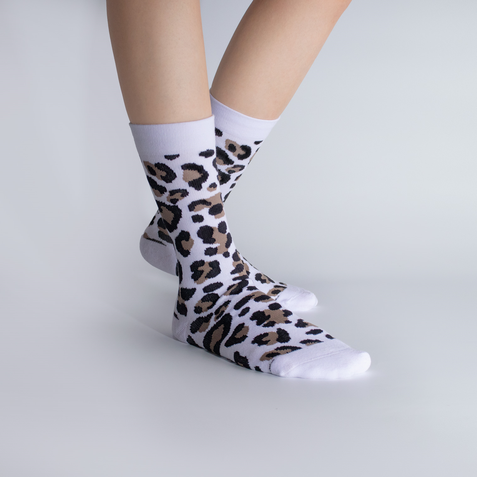 白豹｜巴黎設計師款．壓力3/4襪