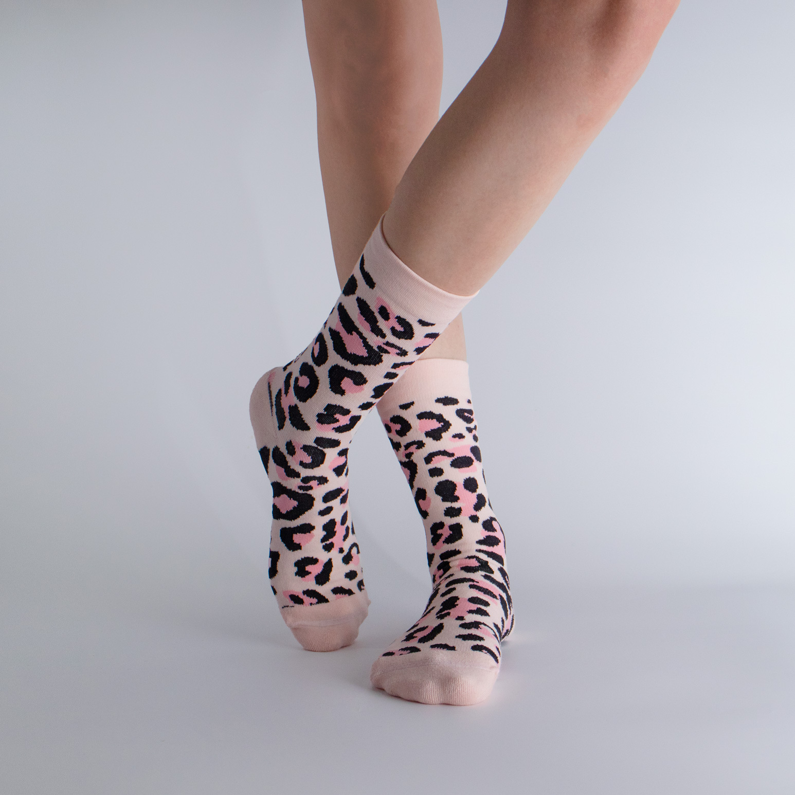 粉紅豹｜巴黎設計師款．壓力3/4襪