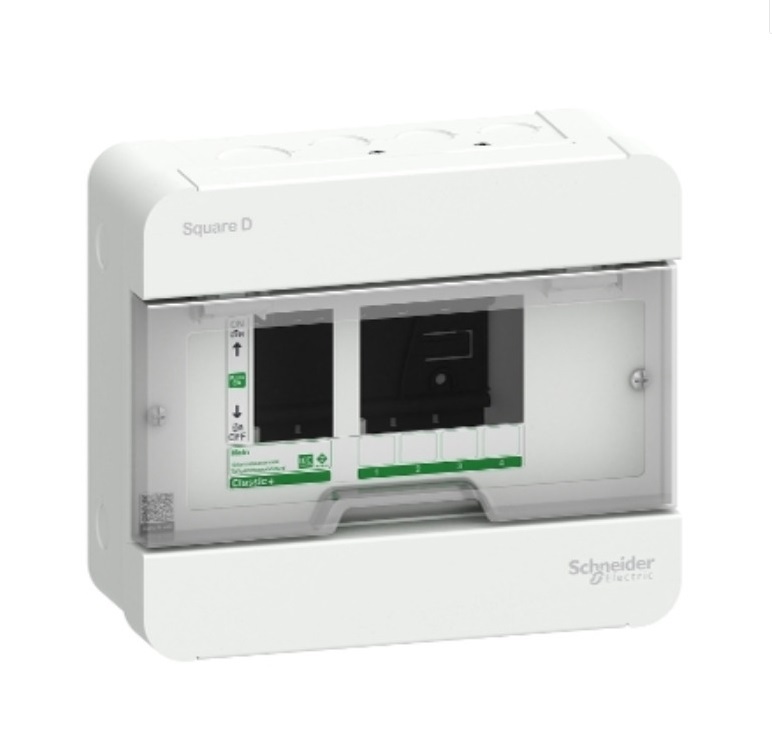 R293 Schneider 100A SPN MCB Boards 微型斷路器配電箱 c/w