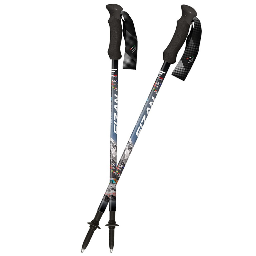 【FIZAN】超輕三節式健行登山杖2入特惠組 聖母峰基地營 / FZS24.7102.OEBC