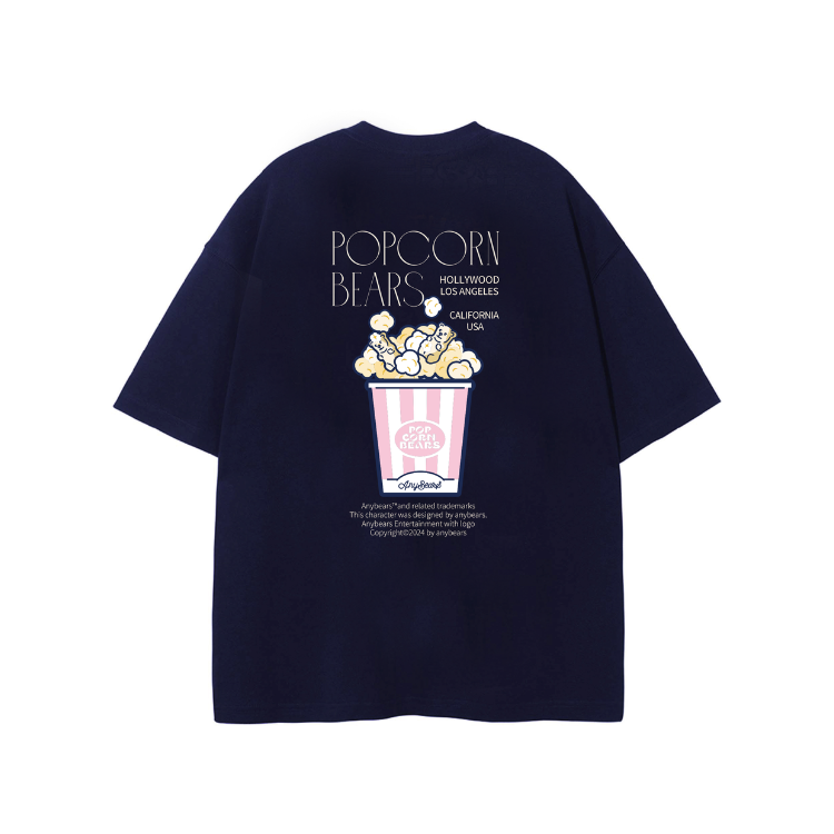 ANYBEARS® Popcorn BEAR 爆米花熊 短Tee