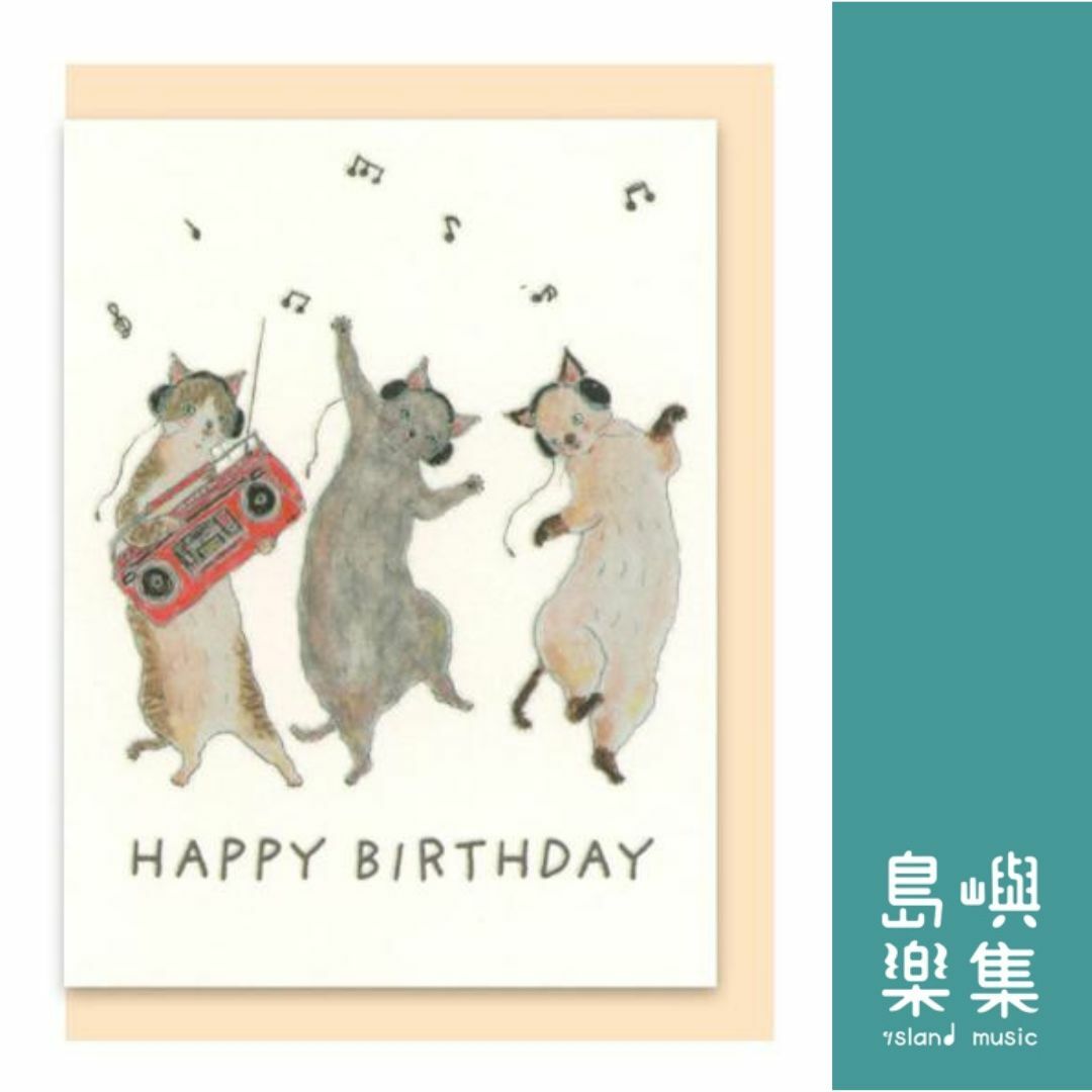 トコロコムギ 生日小卡片 - 音樂