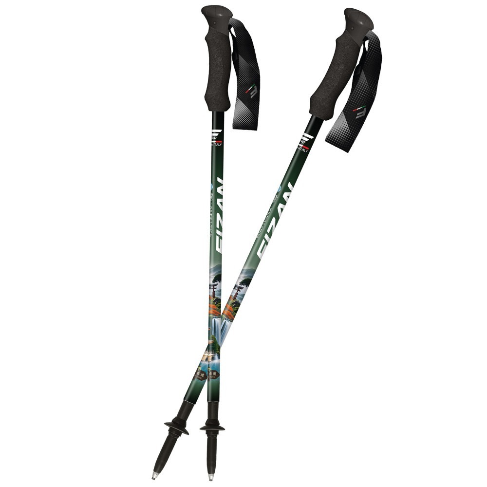 【FIZAN】超輕三節式健行登山杖2入特惠組 熊野古道 / FZS24.7102.OKMN