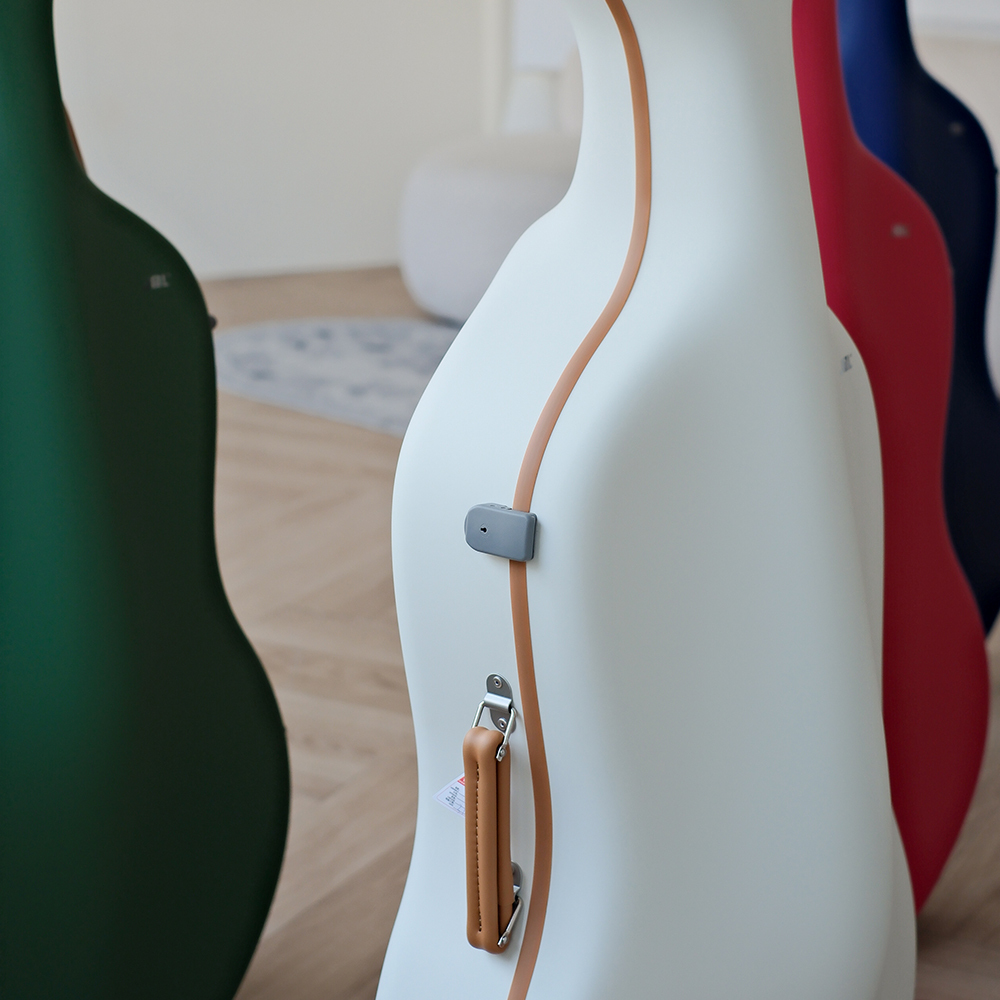 JML 柔肌系列 大提琴盒 (白色)