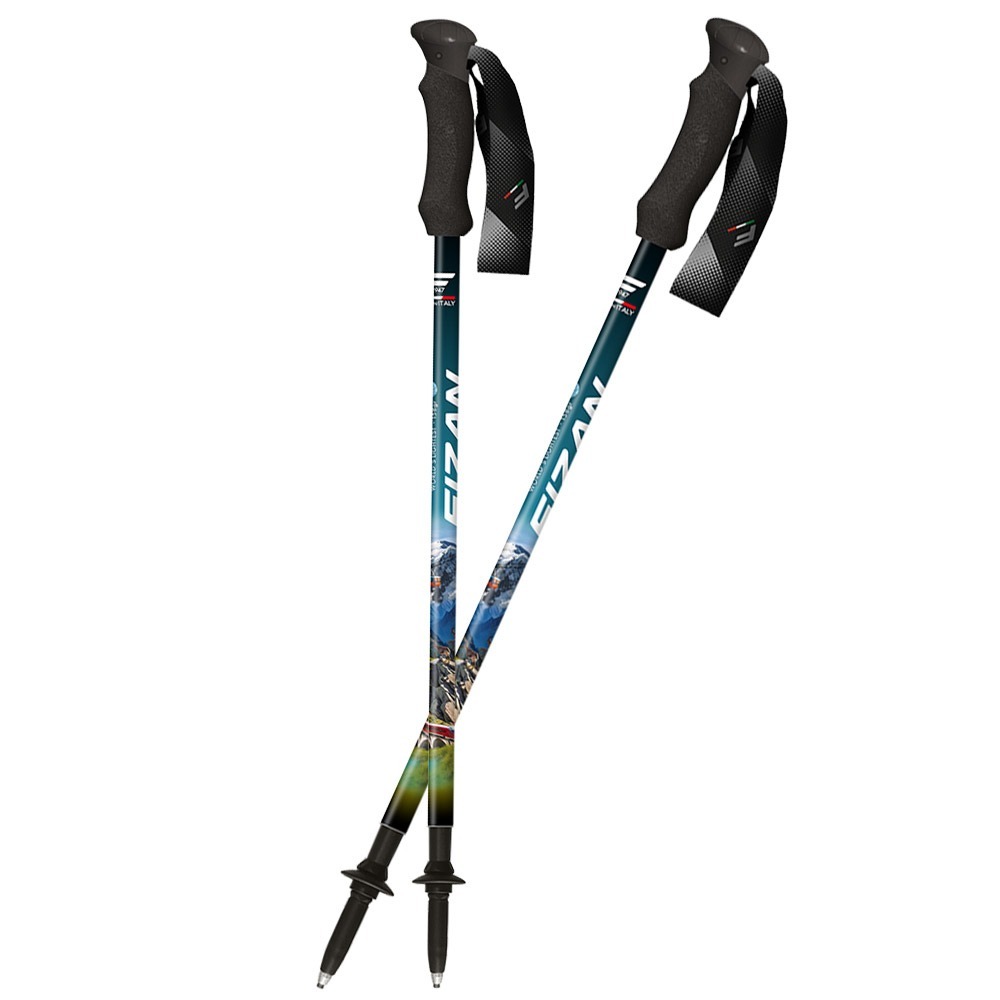 【FIZAN】超輕三節式健行登山杖2入特惠組 白朗峰 / FZS24.7102.OTMB