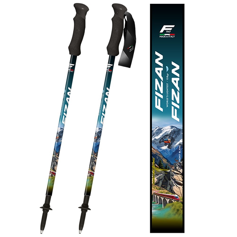 【FIZAN】超輕三節式健行登山杖2入特惠組 白朗峰 / FZS24.7102.OTMB