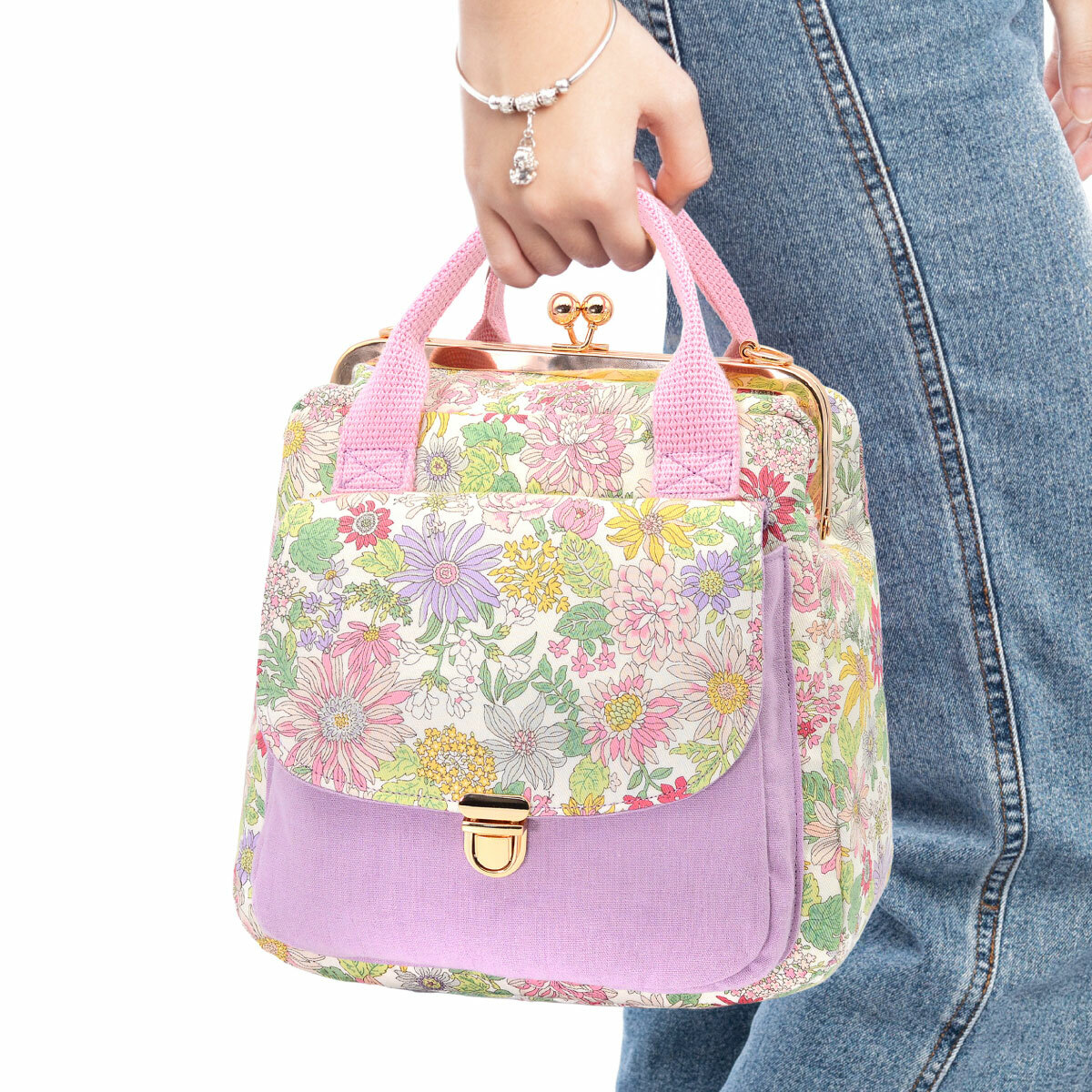 20公分ㄇ形光面口金_螺絲款/個【贈方形手提斜背口金包紙型】