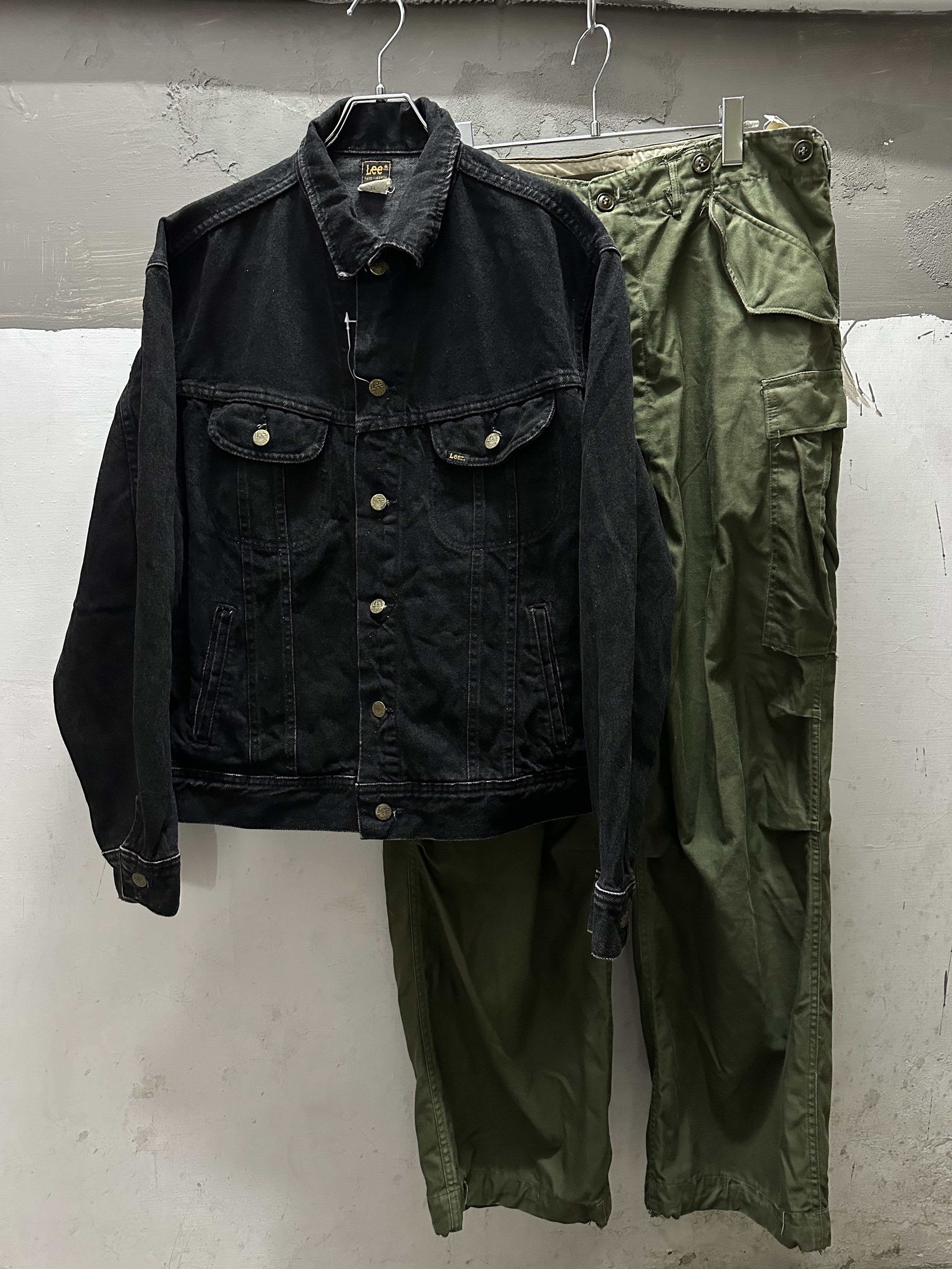 80-90s Lee Black Denim Jacket Made in USA