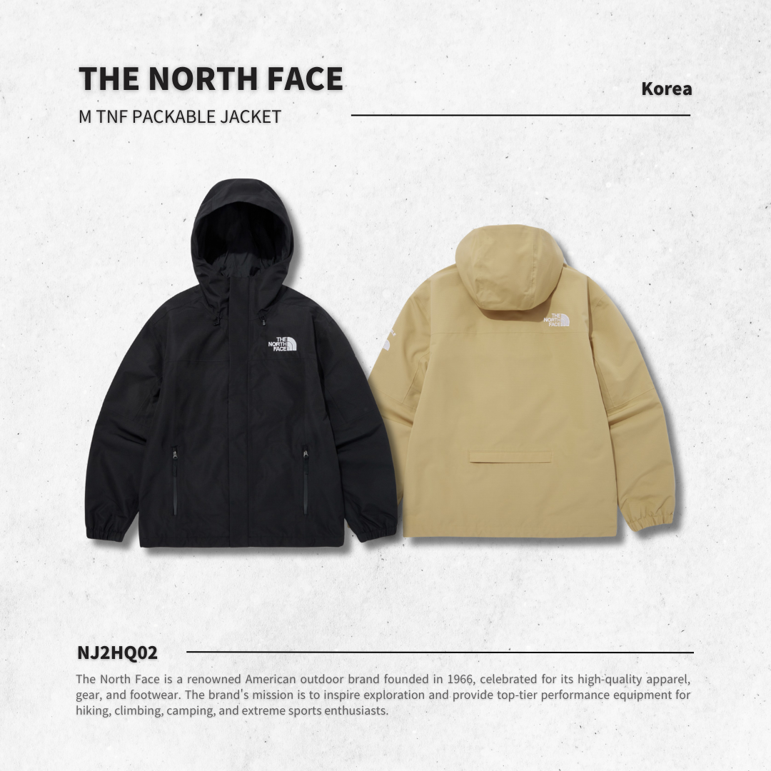 "代購" The North Face KR M TNF PACKABLE JACKET NJ2HQ02
