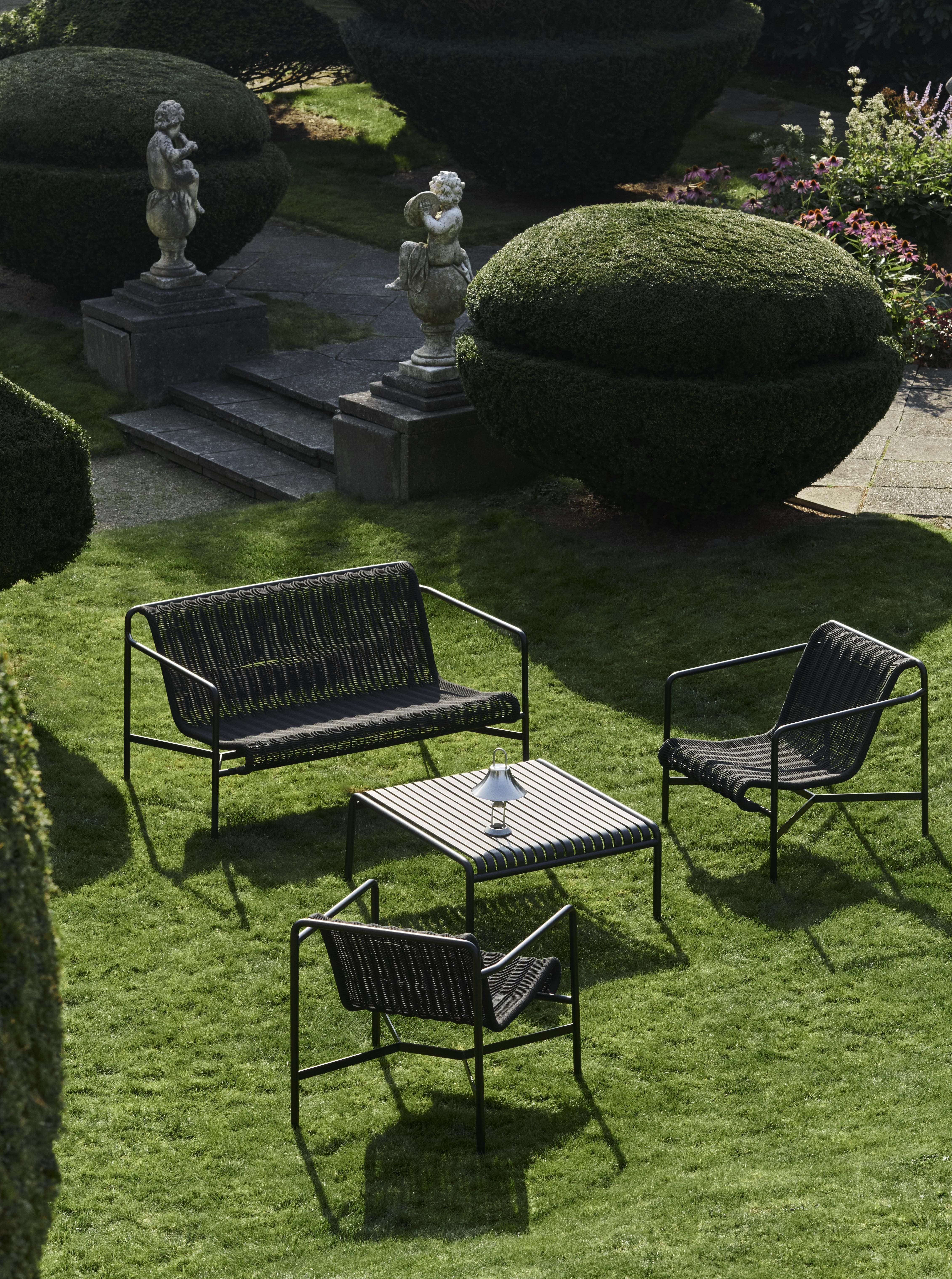 Palissade Cord Lounge Chair Low / 格柵編繩低背休閒椅