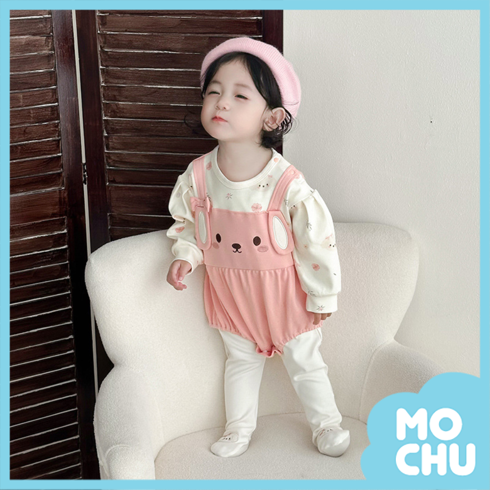 粉嫩嫩兔包屁套裝