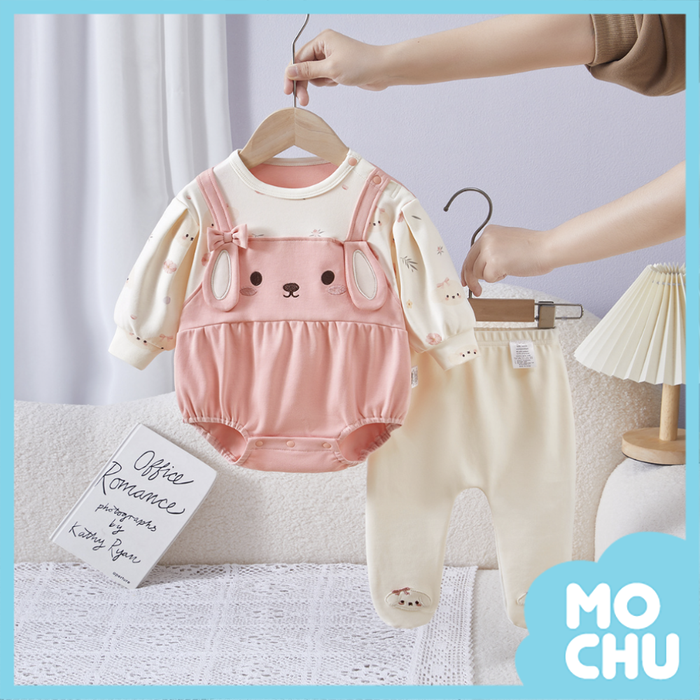 粉嫩嫩兔包屁套裝