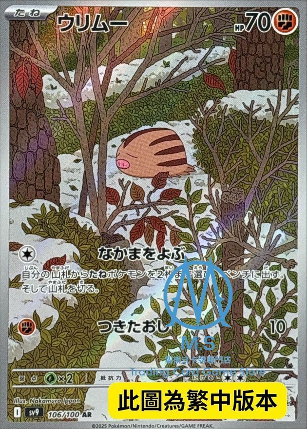 SV9F 106/100 小山豬