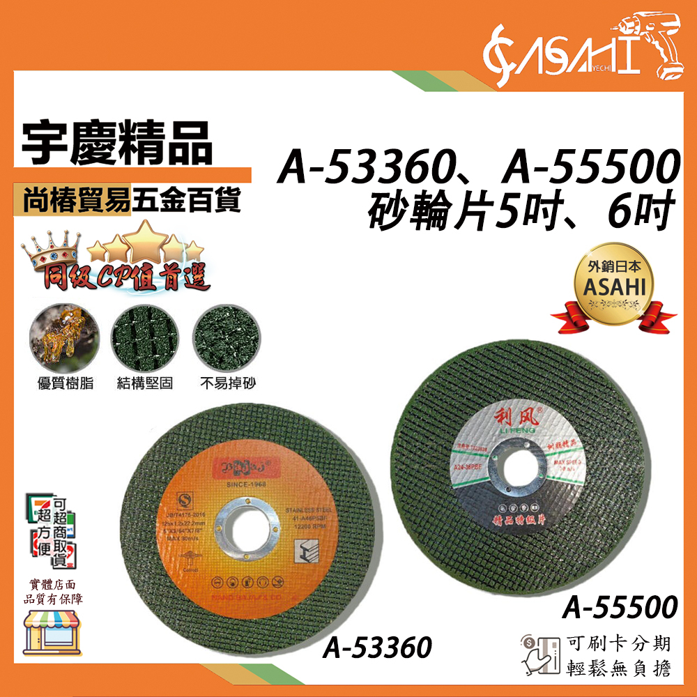 附發票｜A-53360、A-55500砂輪片5吋、6吋｜G10SS2 DEWALT得偉 米沃奇 18v 砂輪片