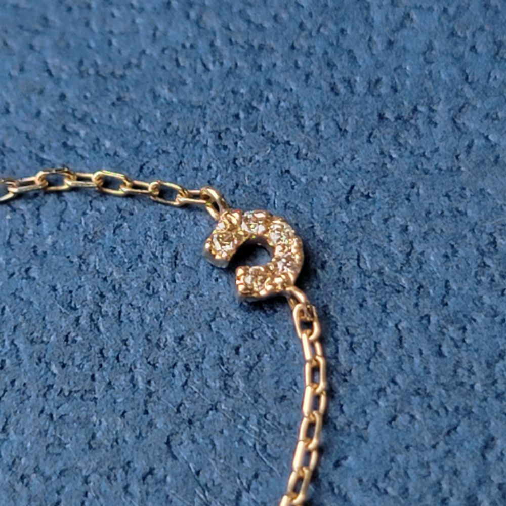 【me.luxe】K10馬蹄鑽石1分鍊戒