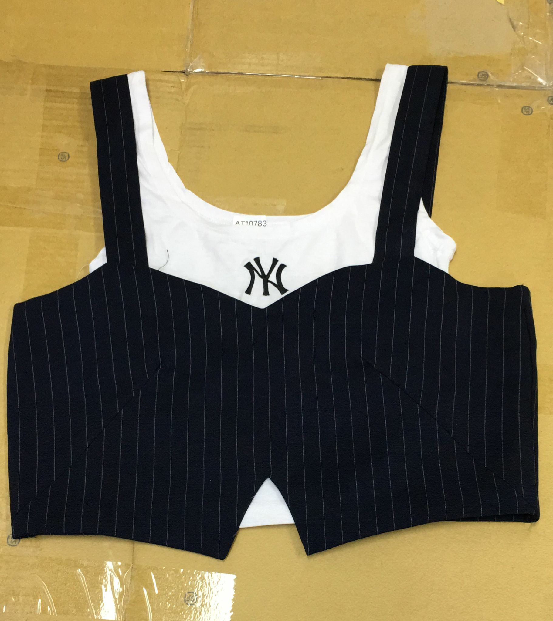 現貨 韓國NY 背心 (1套2件) （此為清貨價貨品不設退換）(AT10783)