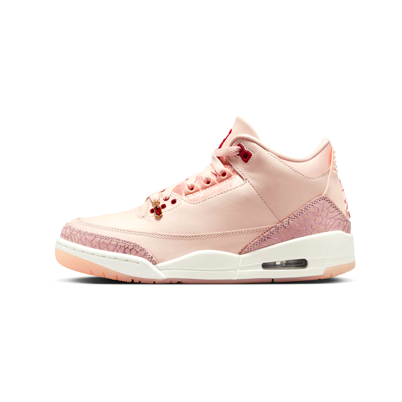 Air Jordan 3 "Valentine's Day" W 情人節 寶石 爆裂紋 粉白 女鞋 男女段 HJ0178-600 [台灣現貨]