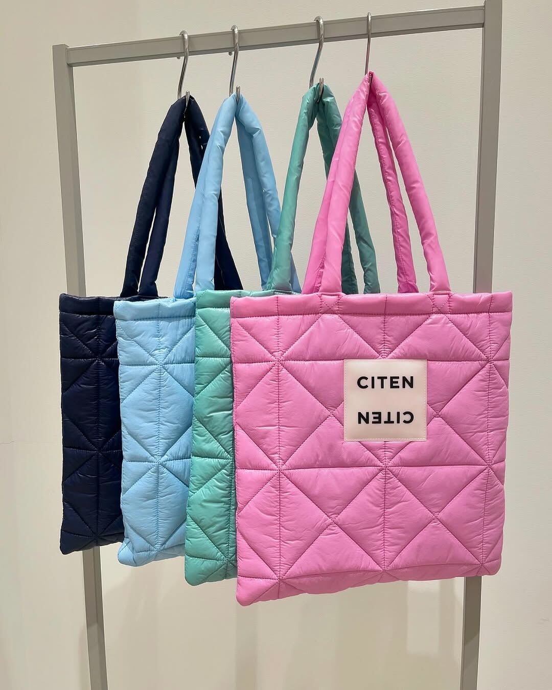 🇯🇵 CITEN 菱格包 單肩包 托特包 手提包 襯墊絎縫 / 現貨