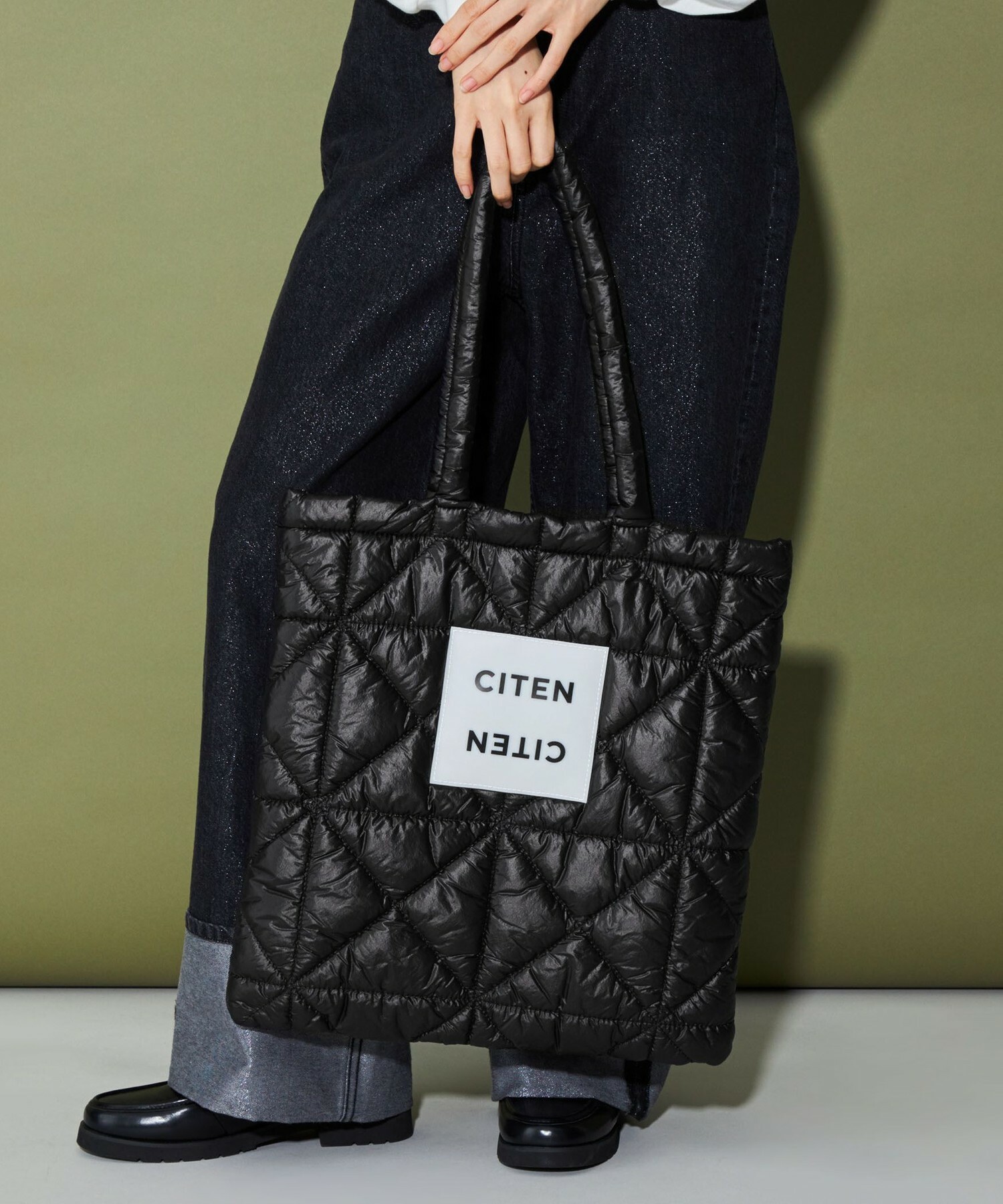 🇯🇵 CITEN 菱格包 單肩包 托特包 手提包 襯墊絎縫 / 現貨