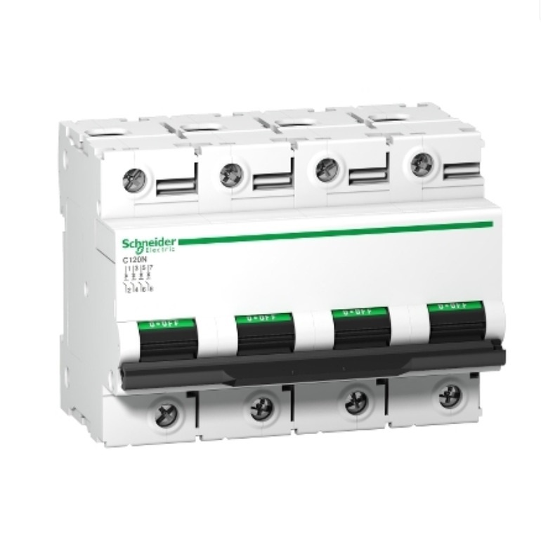 R244 'Schneider 微型斷路器 C120N   (10KA)  B Curve Type A   4-Pole