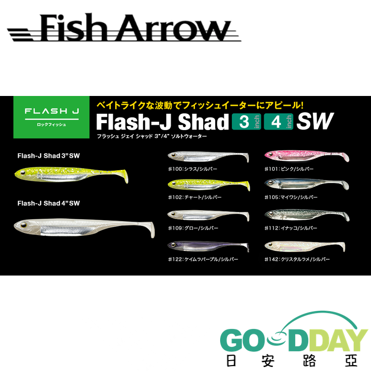 Leurre Fish Arrow Flash J Shad – Argenté, Ultra-réaliste, Polyvalent Pour Tous Types De Pêche !