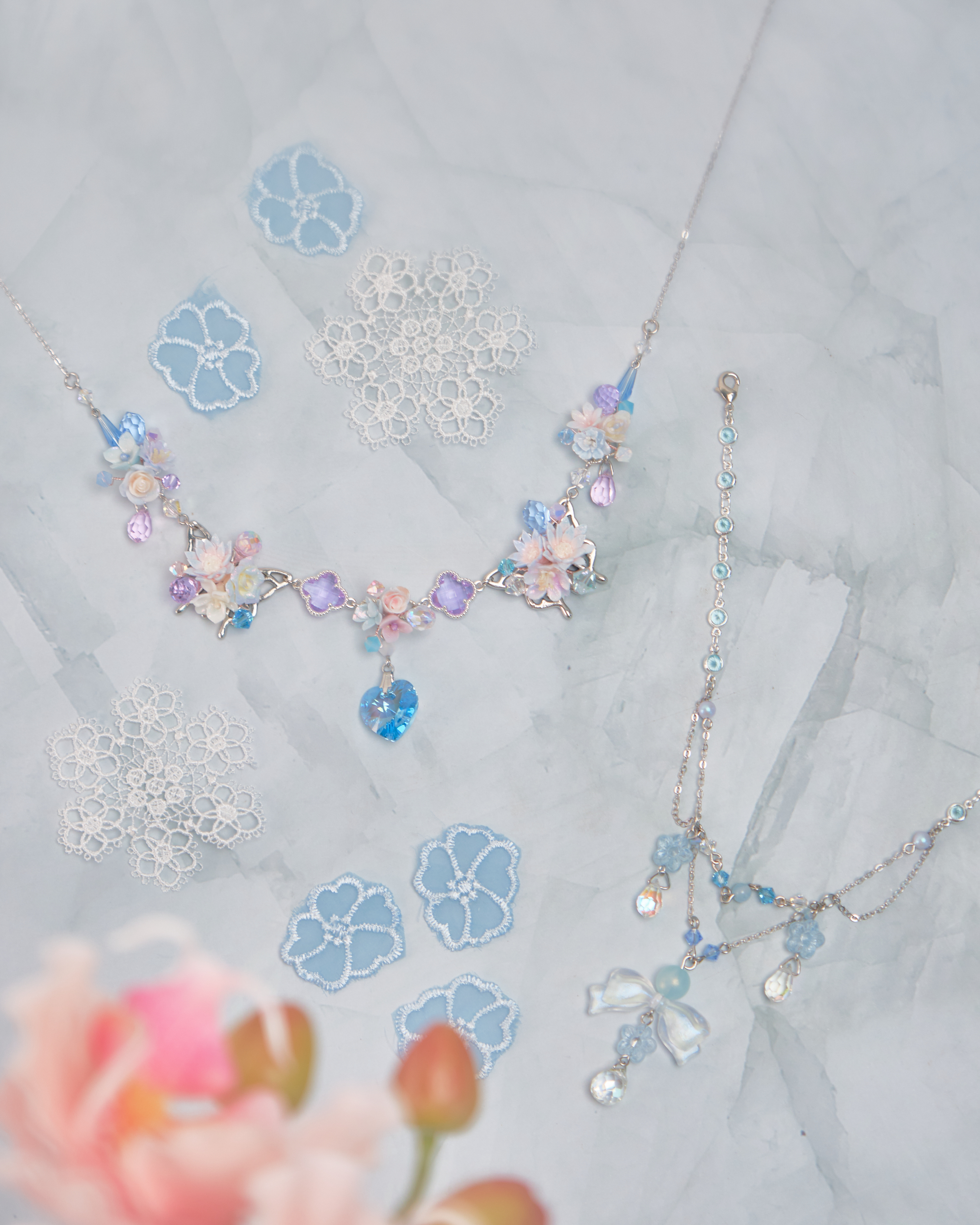 11688 二合一復古雙層S925頸鏈