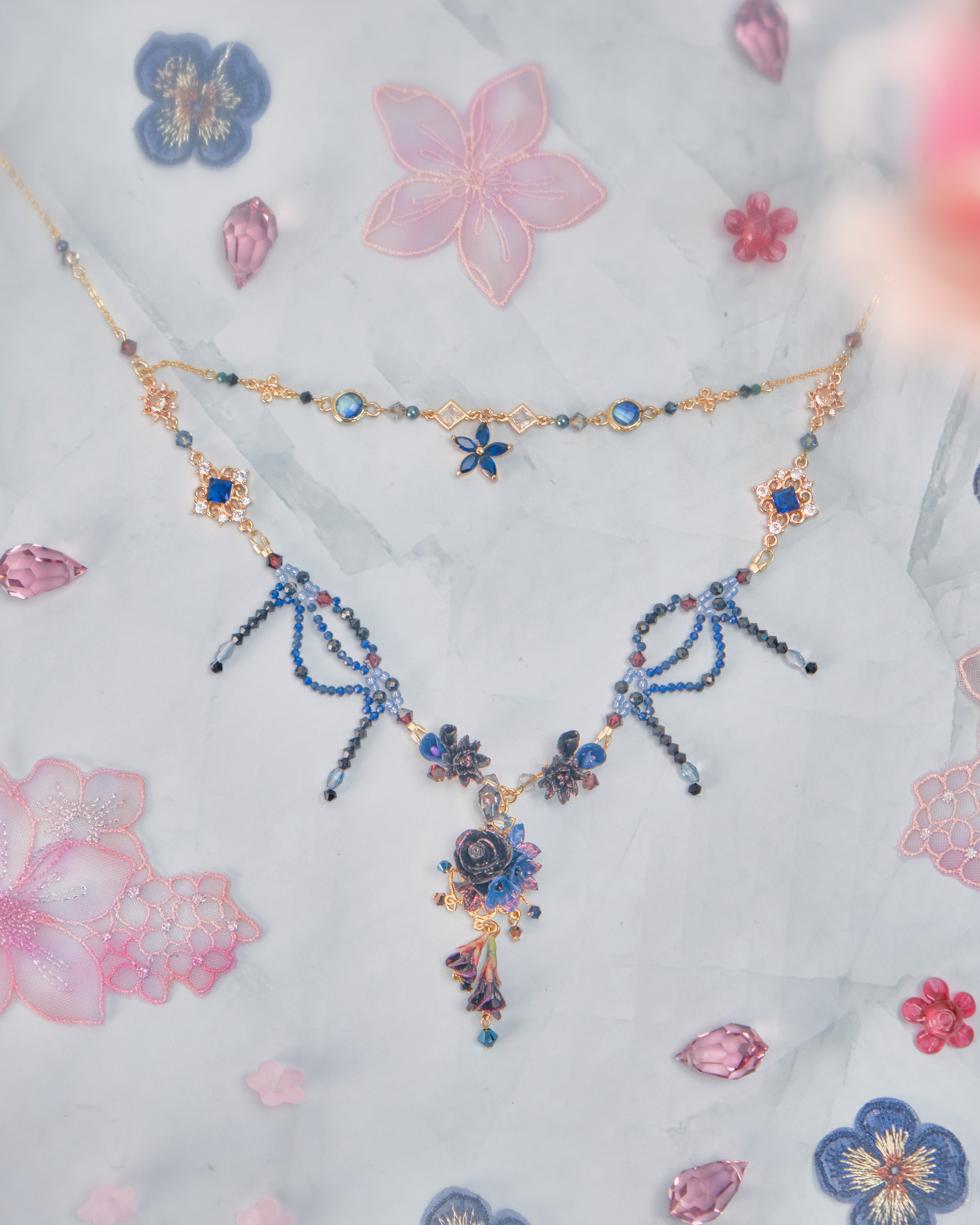 11690 復古雙層S925頸鏈