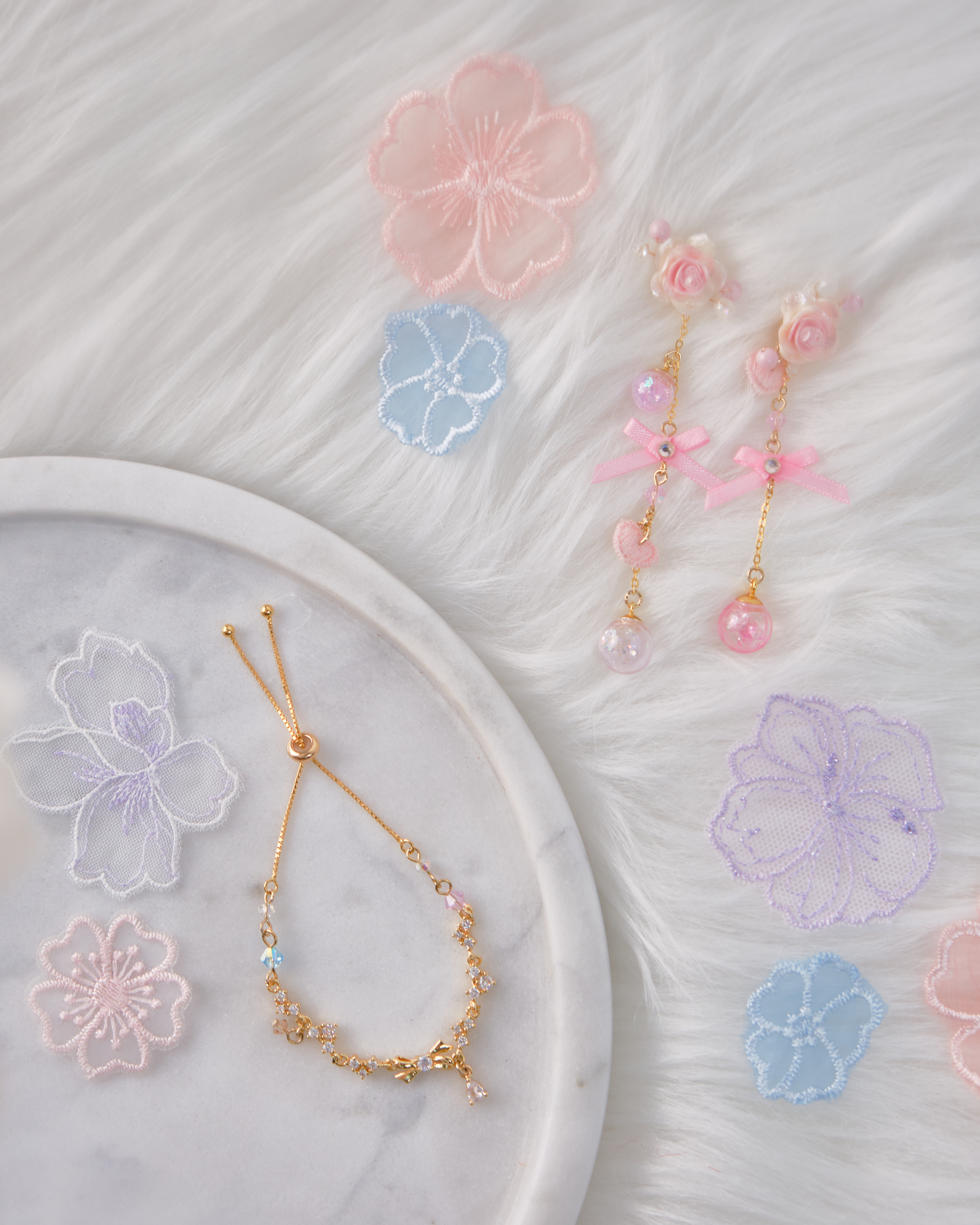 11698 情人節耳環及手鏈套裝