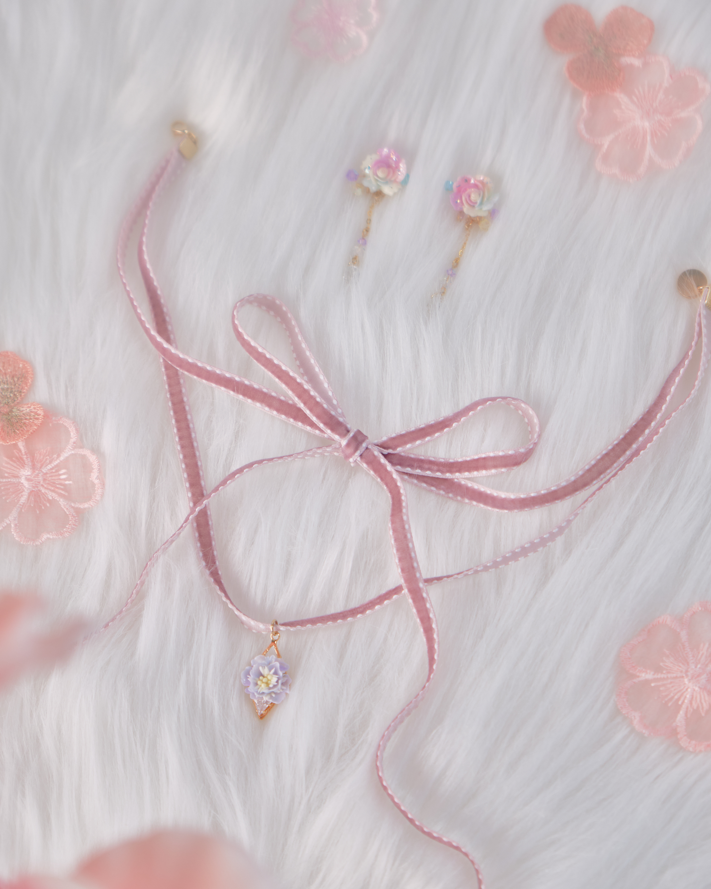 11706 情人節耳環及頸鏈套裝