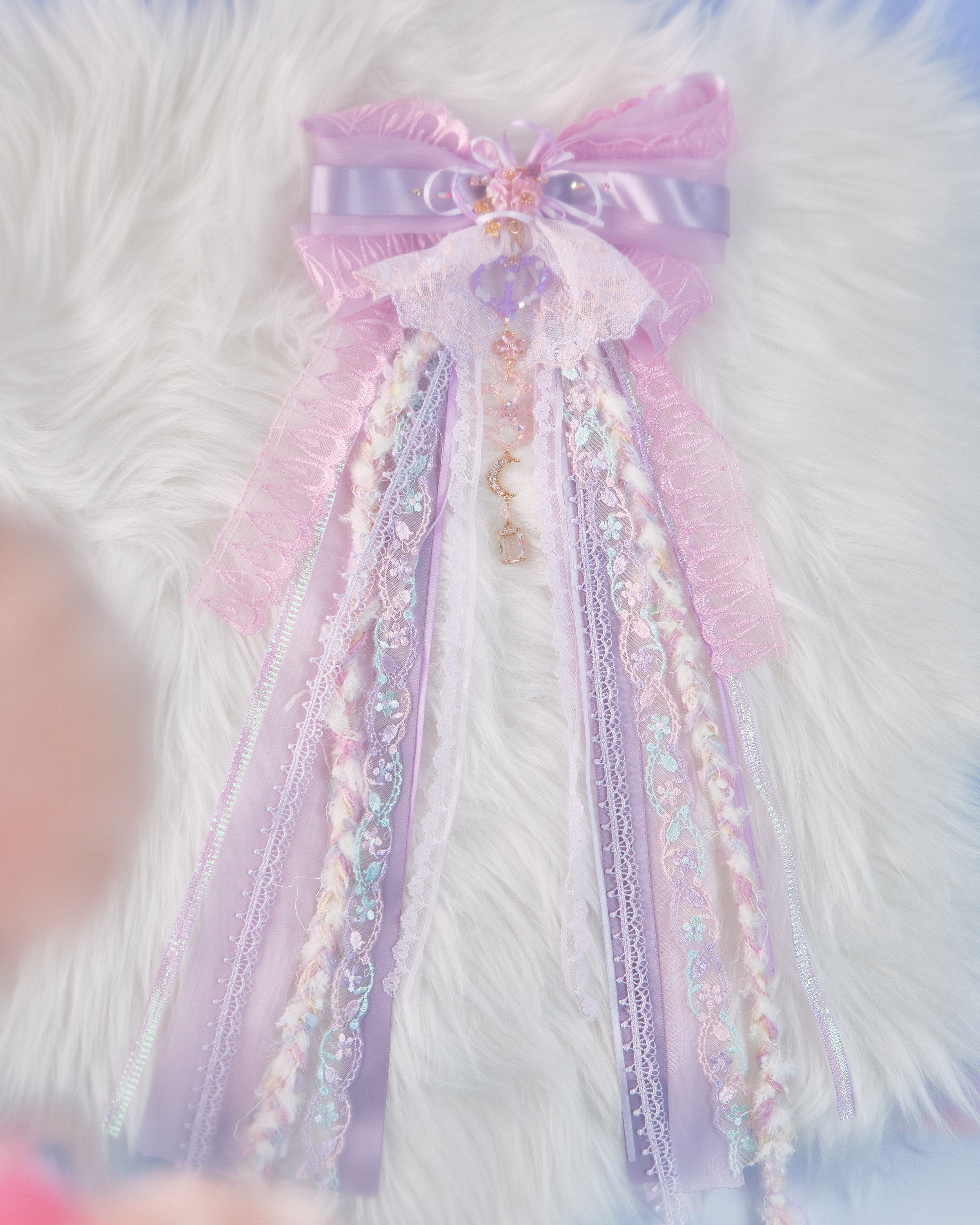 11709 暮與曦星雲三用蝴蝶結髮夾別注版