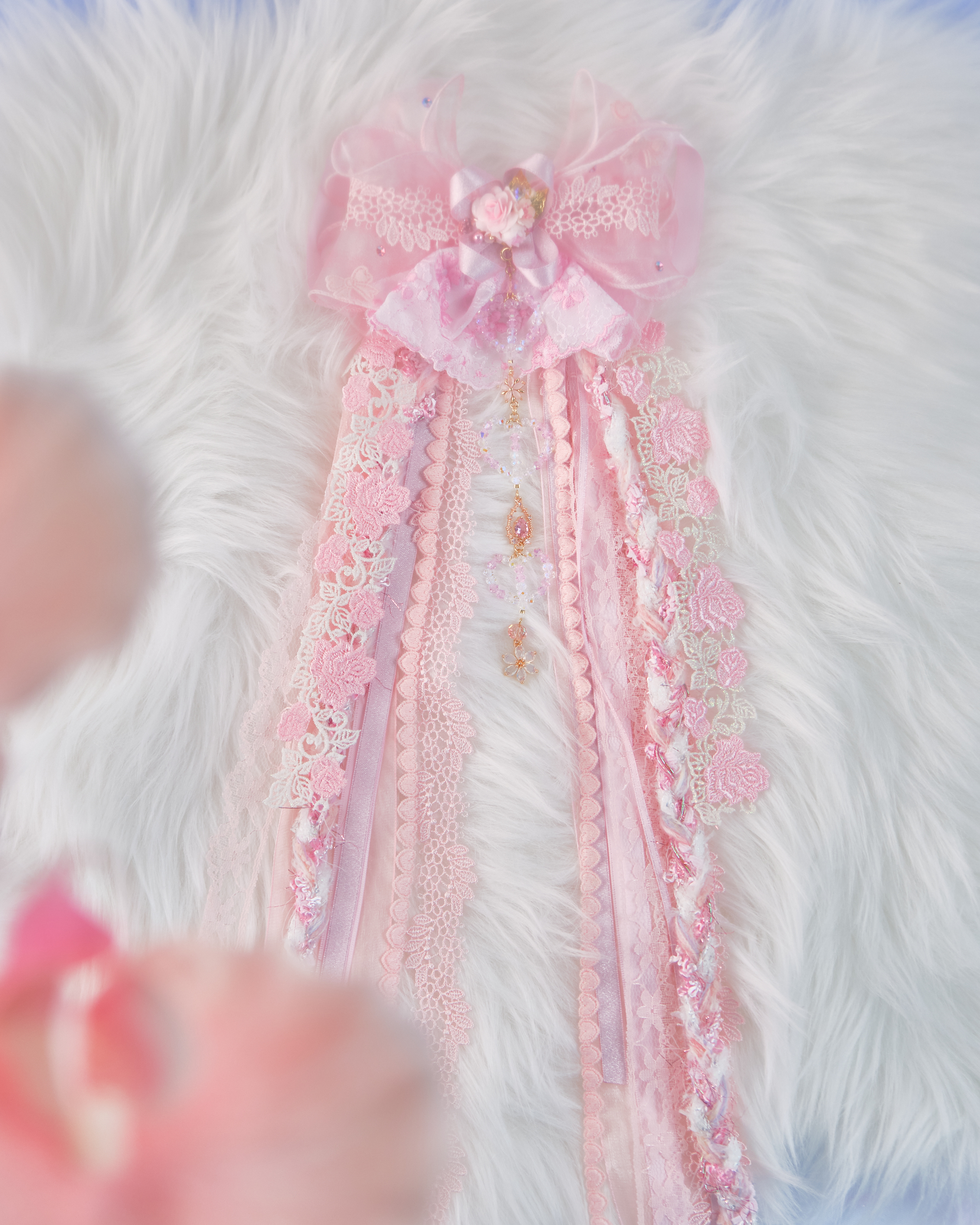 11708 暮與曦星雲三用蝴蝶結髮夾別注版