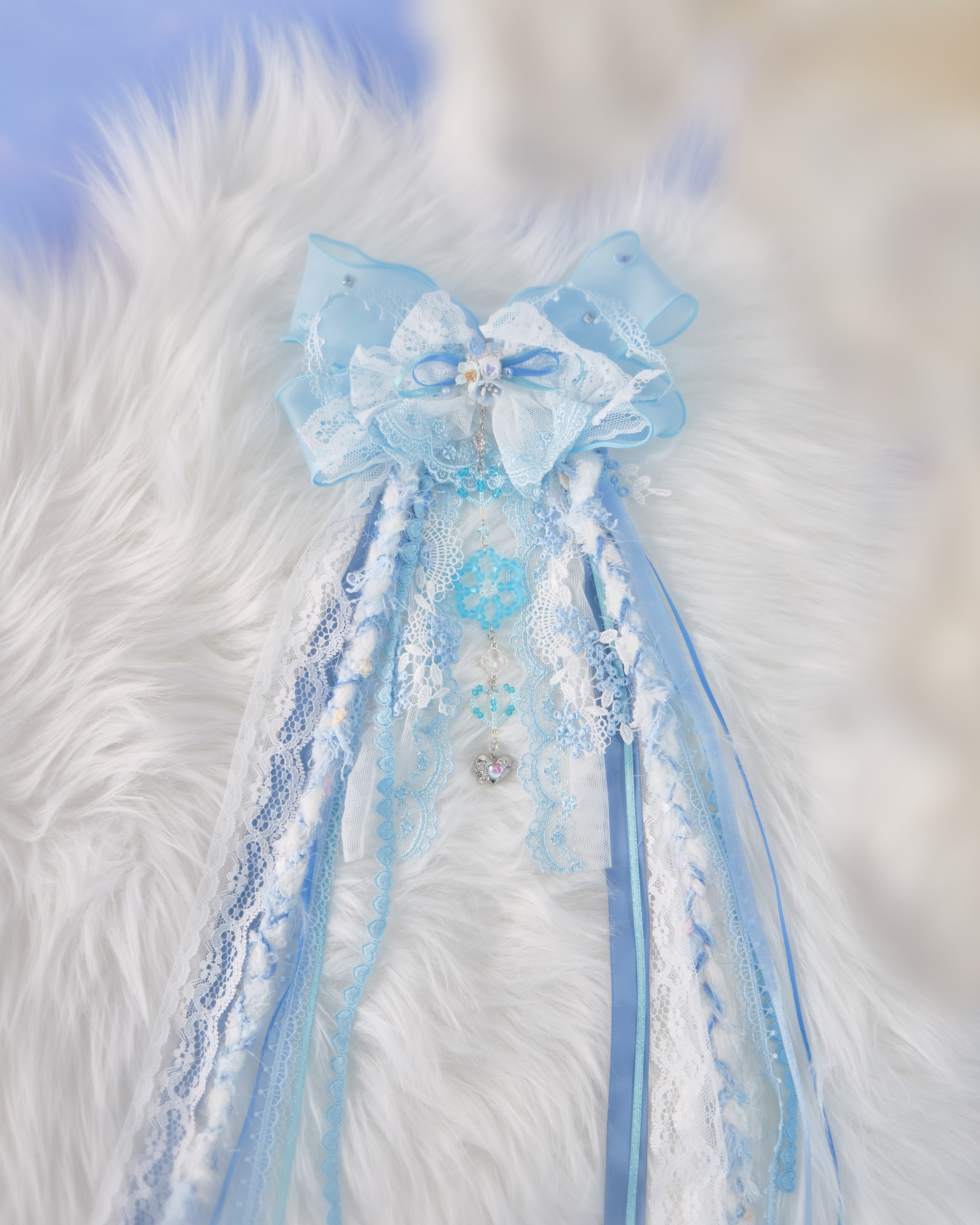 11707 暮與曦星雲三用蝴蝶結髮夾別注版