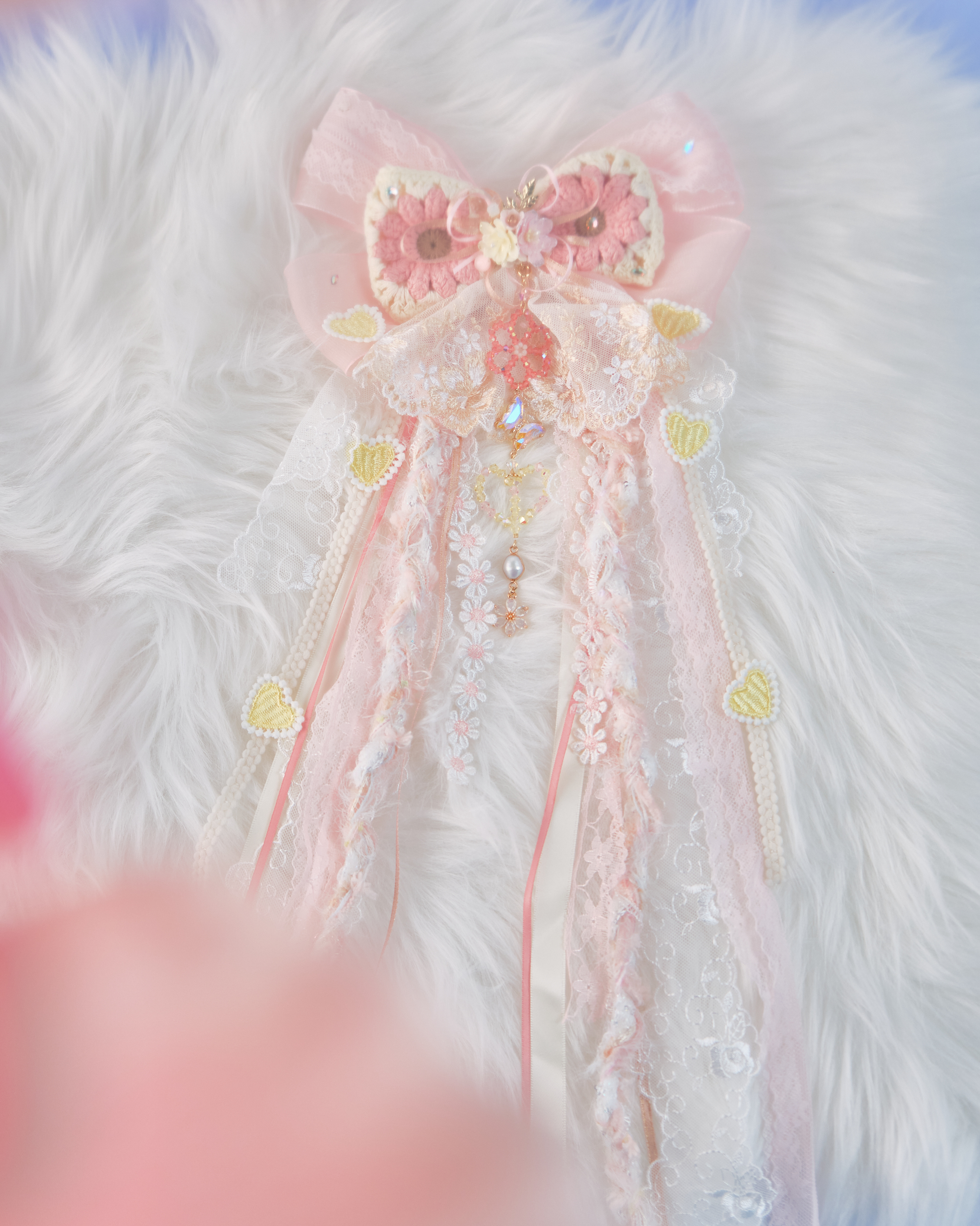 11710 暮與曦星雲三用蝴蝶結髮夾別注版