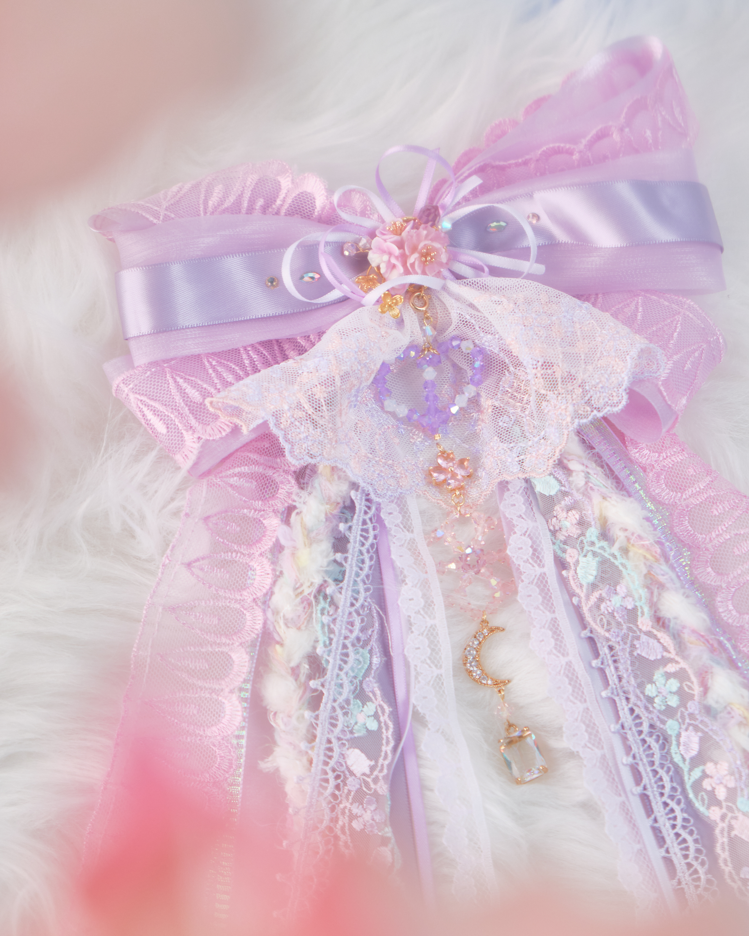 11709 暮與曦星雲三用蝴蝶結髮夾別注版