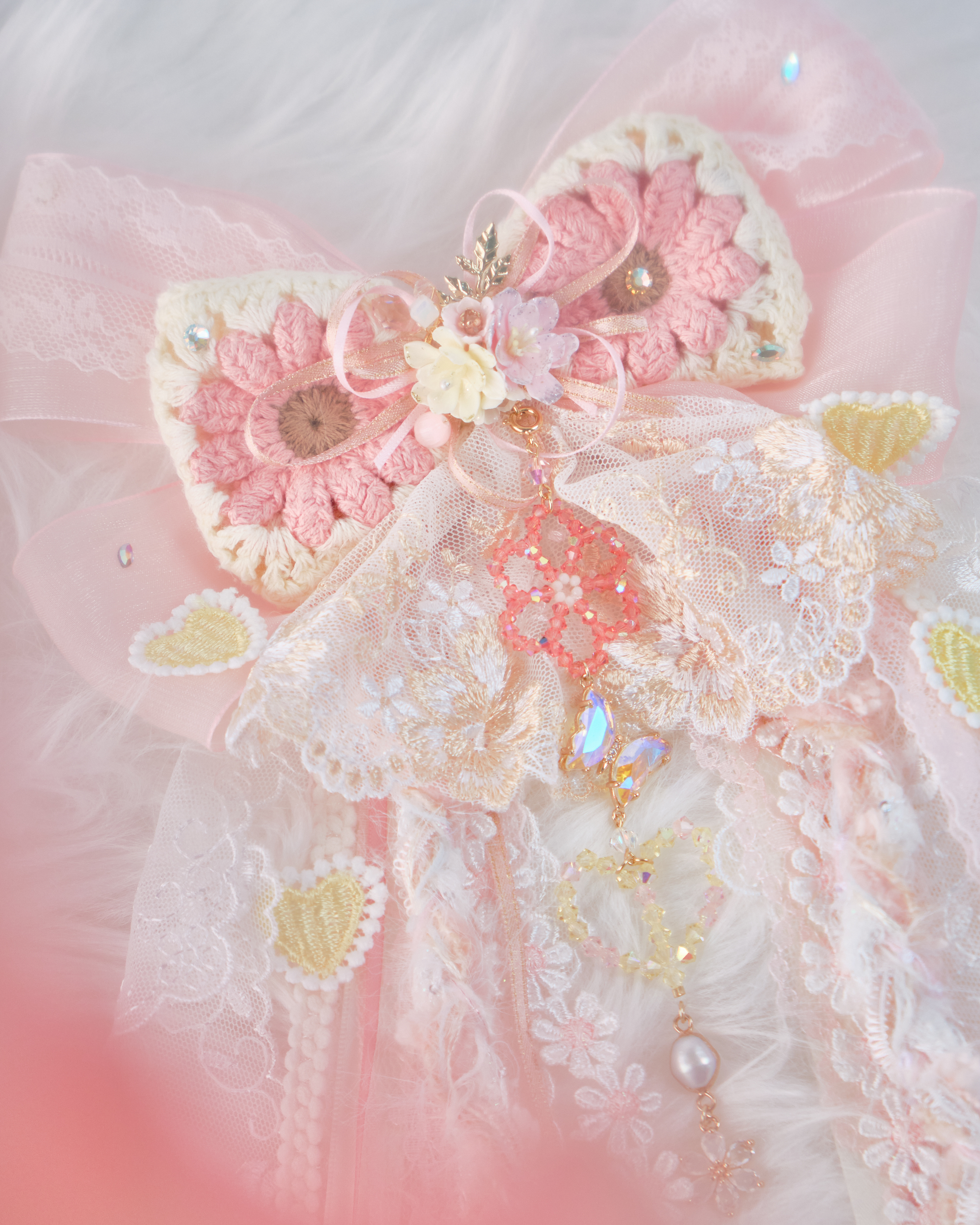 11710 暮與曦星雲三用蝴蝶結髮夾別注版