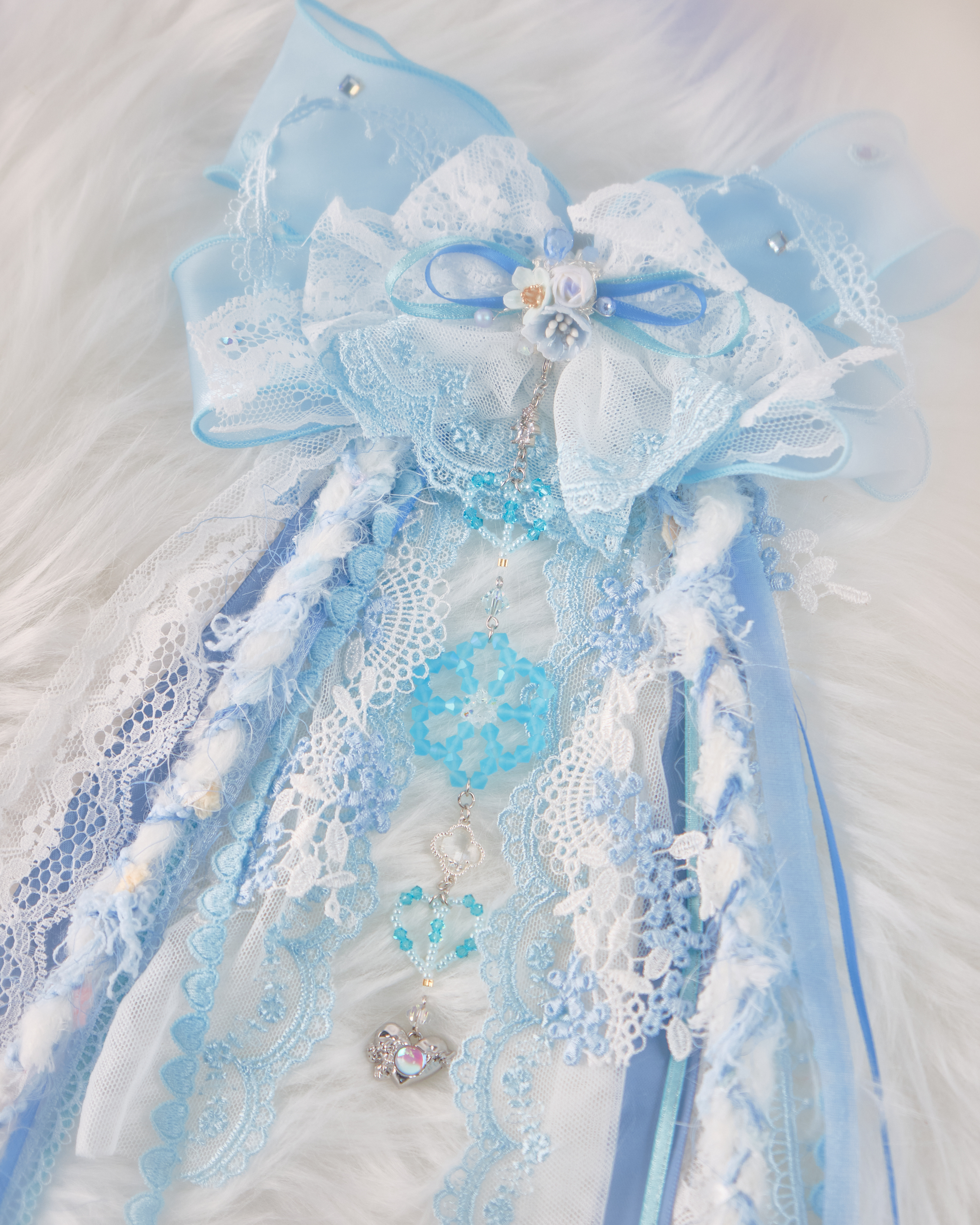 11707 暮與曦星雲三用蝴蝶結髮夾別注版